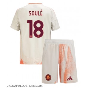 AS Roma Matias Soule #18 Vieraspaita Lapsille 2024-25 Lyhythihainen (+ shortsit)